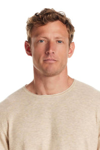 Weatherproof Vintage Merino Blend Roll Neck Sweater for Men in Oatmeal