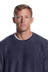 Weatherproof Vintage Twill Stonewash Shirt for Men in Blue Nights