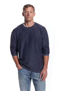 Weatherproof Vintage Twill Stonewash Shirt for Men in Blue Nights