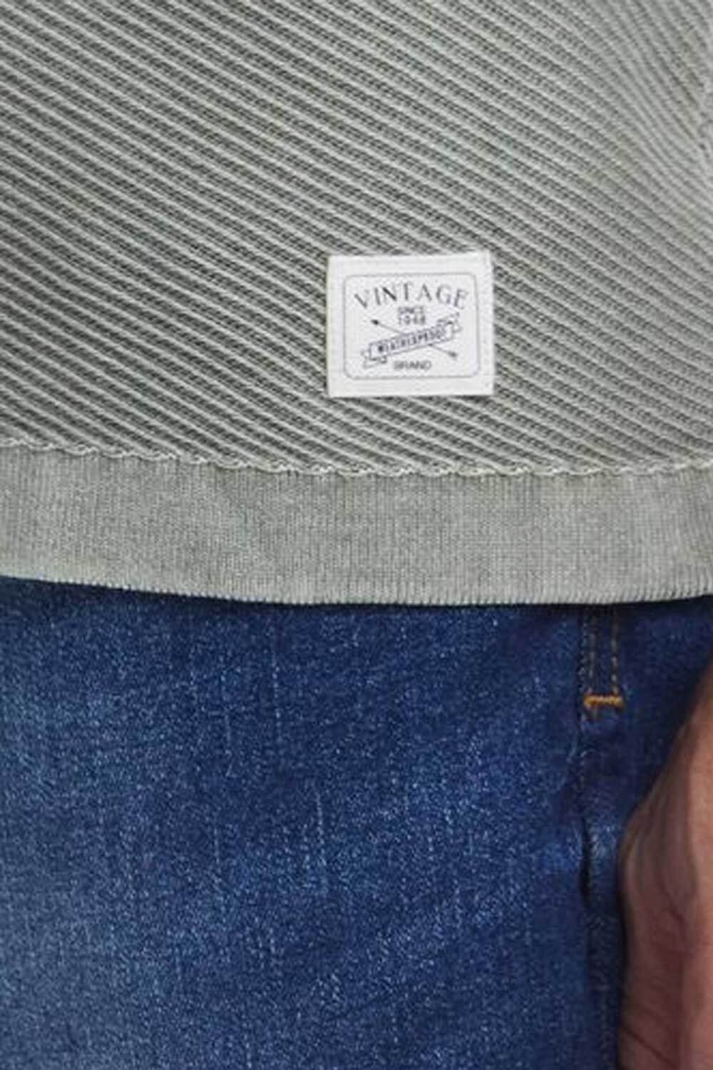 Weatherproof Vintage Twill Stonewash Shirt for Men in Moss