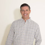 Weatherproof Vintage Corduroy Flannel for Men in White.