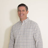 Weatherproof Vintage Corduroy Flannel for Men in White.