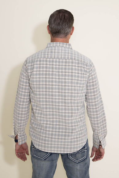 Weatherproof Vintage Corduroy Flannel for Men in White.