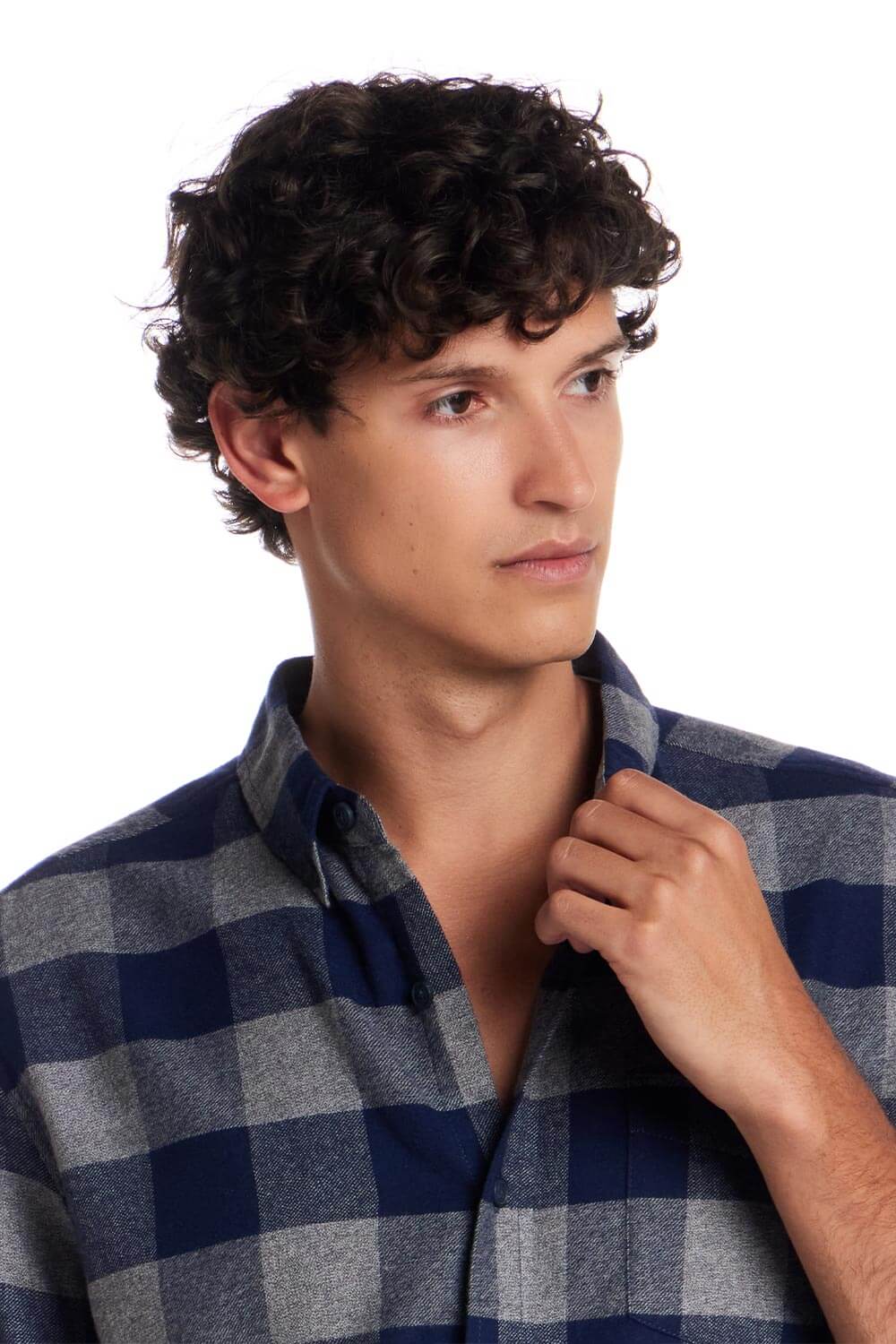 Weatherproof Vintage Brushed Flannel Shirt for Men in Insignia Blue