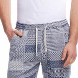 Weatherproof Vintage Knit Shorts for Men in Cream Navy