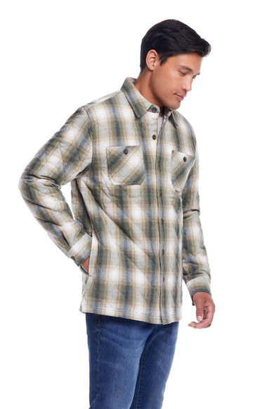 Weatherproof Vintage Quilted Shirt Jacket for Men in Kelp Forest | F2488091GK-KELPFOREST