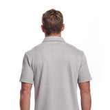 Weatherproof Vintage Twill Terry Knit Shirt for Men in Grey
