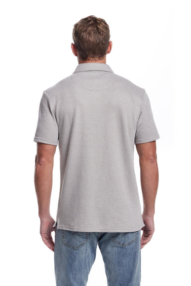 Weatherproof Vintage Twill Terry Knit Shirt for Men in Grey