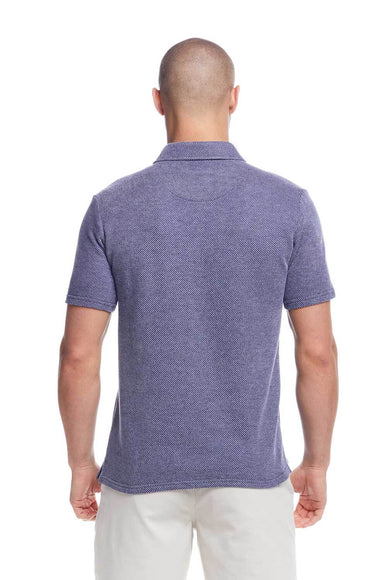 Weatherproof Vintage Twill Terry Knit Shirt for Men in Navy