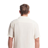 Weatherproof Vintage Air-Tex Weave Button Up Shirt for Men in Cream