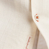 Weatherproof Vintage Air-Tex Weave Button Up Shirt for Men in Cream