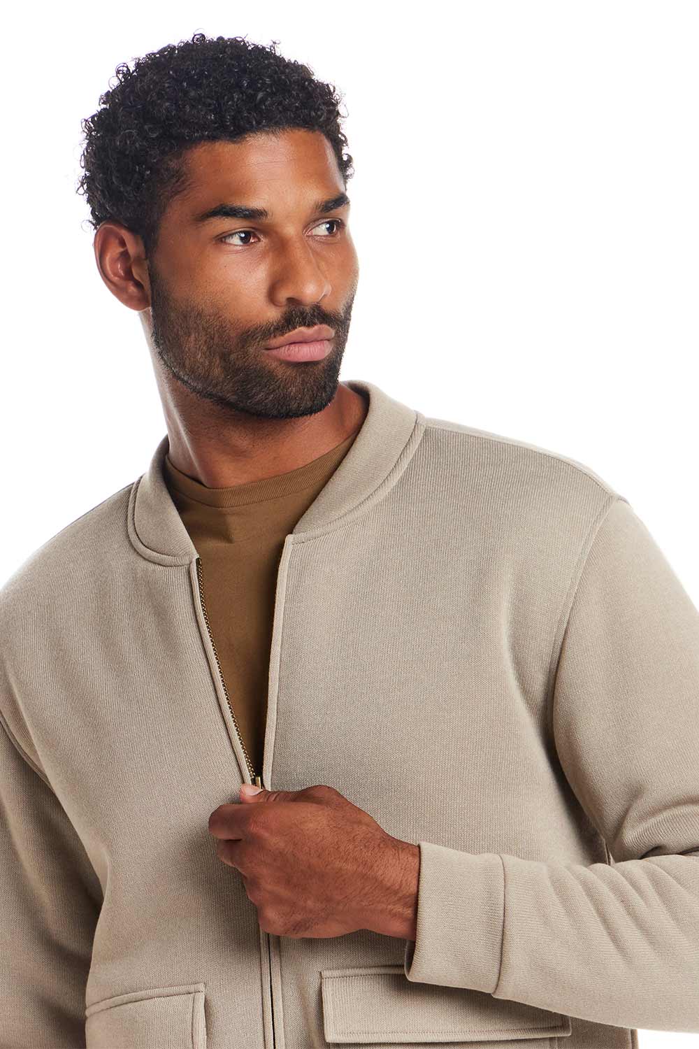Weatherproof Vintage Sherpa Lined Bomber Jacket for Men in Abby