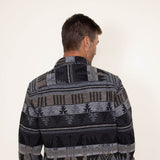 Weatherproof Vintage Southwest Unlined Shirt Jacket for Men in Grey
