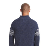 Weatherproof Vintage Southwest Quarter Zip for Men in Tricolor Blue
