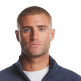 Weatherproof Vintage Southwest Quarter Zip for Men in Tricolor Blue