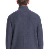 Weatherproof Vintage Southwest Quarter Zip Sweater for Men in Smoke Grey Heather