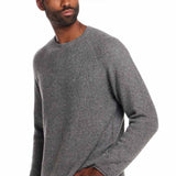 Weatherproof Vintage Waffle Donegal Sweater for Men in Grey