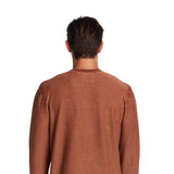 Weatherproof Twill Stonewash Sweater for Men in Gingerbread