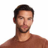 Weatherproof Twill Stonewash Sweater for Men in Gingerbread
