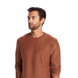 Weatherproof Twill Stonewash Sweater for Men in Gingerbread