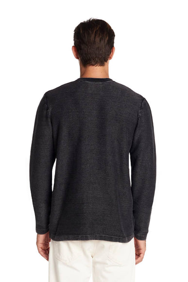 Weatherproof Twill Stonewash Sweater for Men in Meteorite