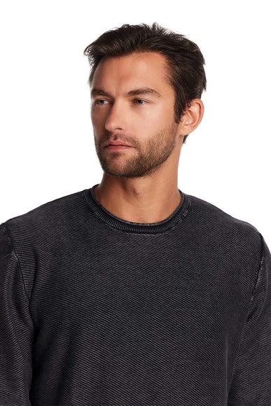 Weatherproof Twill Stonewash Sweater for Men in Meteorite