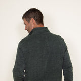 Weatherproof Vintage Quarter Zip Sweater for Men in Green