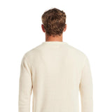 Weatherproof Vintage Vertical Stitch Button Henley for Men in Natural