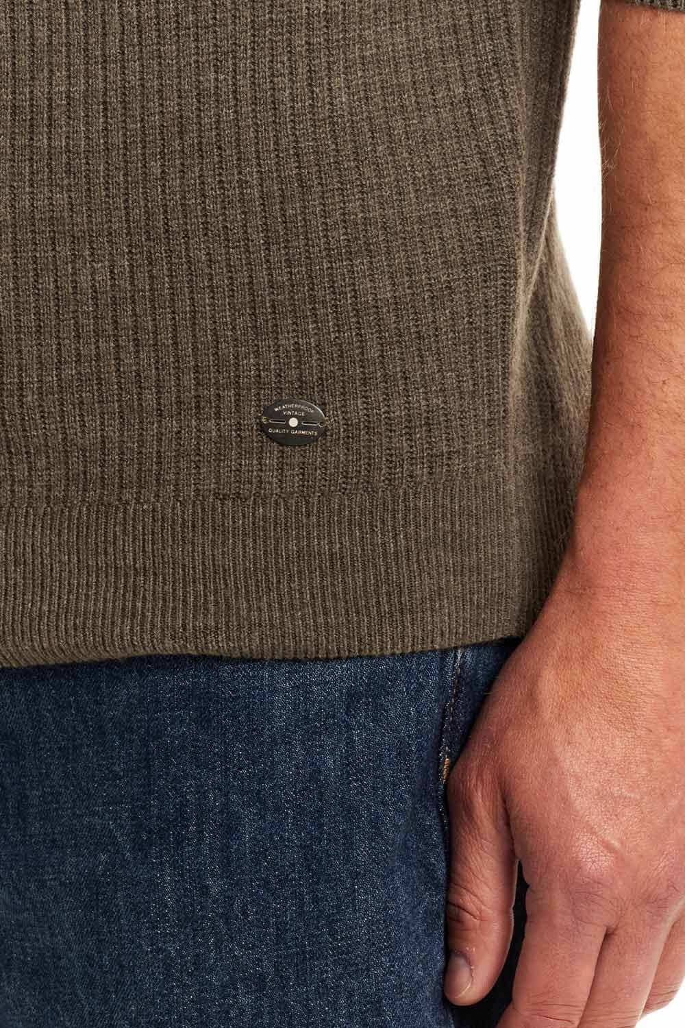 Weatherproof Vintage Vertical Stitch Button Henley for Men in Olive