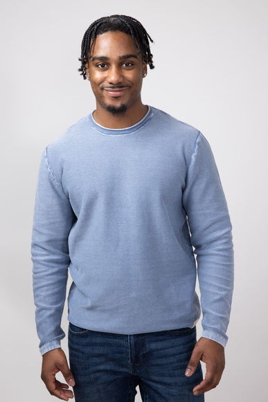 Weatherproof Vintage Twill Stonewash Shirt for Men in Blue Mirage 
