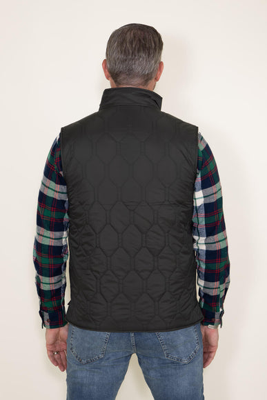  Weatherproof Vintage Flannel Lined Vest for Men in Grey