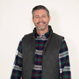  Weatherproof Vintage Flannel Lined Vest for Men in Grey