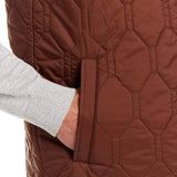 Weatherproof Vintage Quilted Vest for Men in Cappuccino