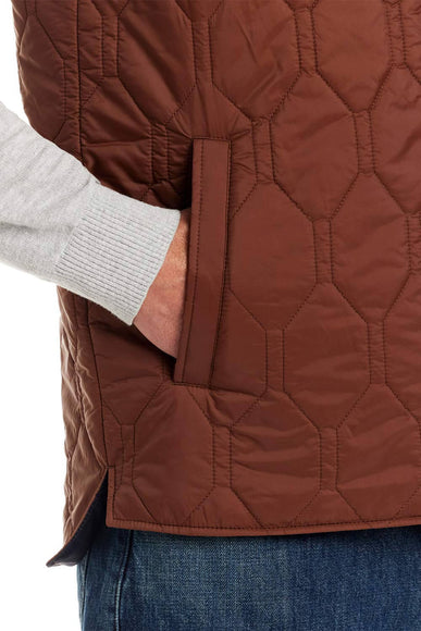 Weatherproof Vintage Quilted Vest for Men in Cappuccino