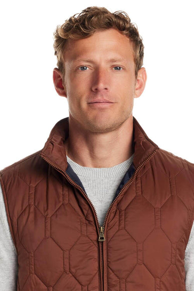 Weatherproof Vintage Quilted Vest for Men in Cappuccino