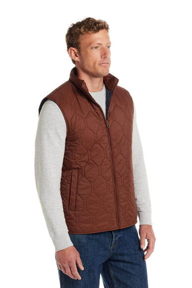 Weatherproof Vintage Quilted Vest for Men in Cappuccino