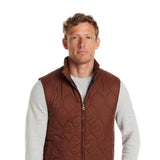 Weatherproof Vintage Quilted Vest for Men in Cappuccino