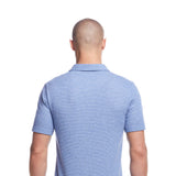 Weatherproof Vintage Waffle Polo Shirt for Men in Light Blue