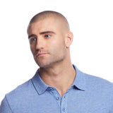 Weatherproof Vintage Waffle Polo Shirt for Men in Light Blue