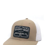Whiskey Bent The Duke Trucker Hat for Men in Tan