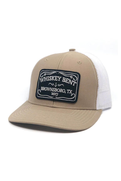 Whiskey Bent The Duke Trucker Hat for Men in Tan