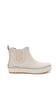 stone boot on white paper 