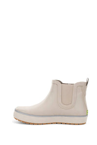 stone boot on white paper 