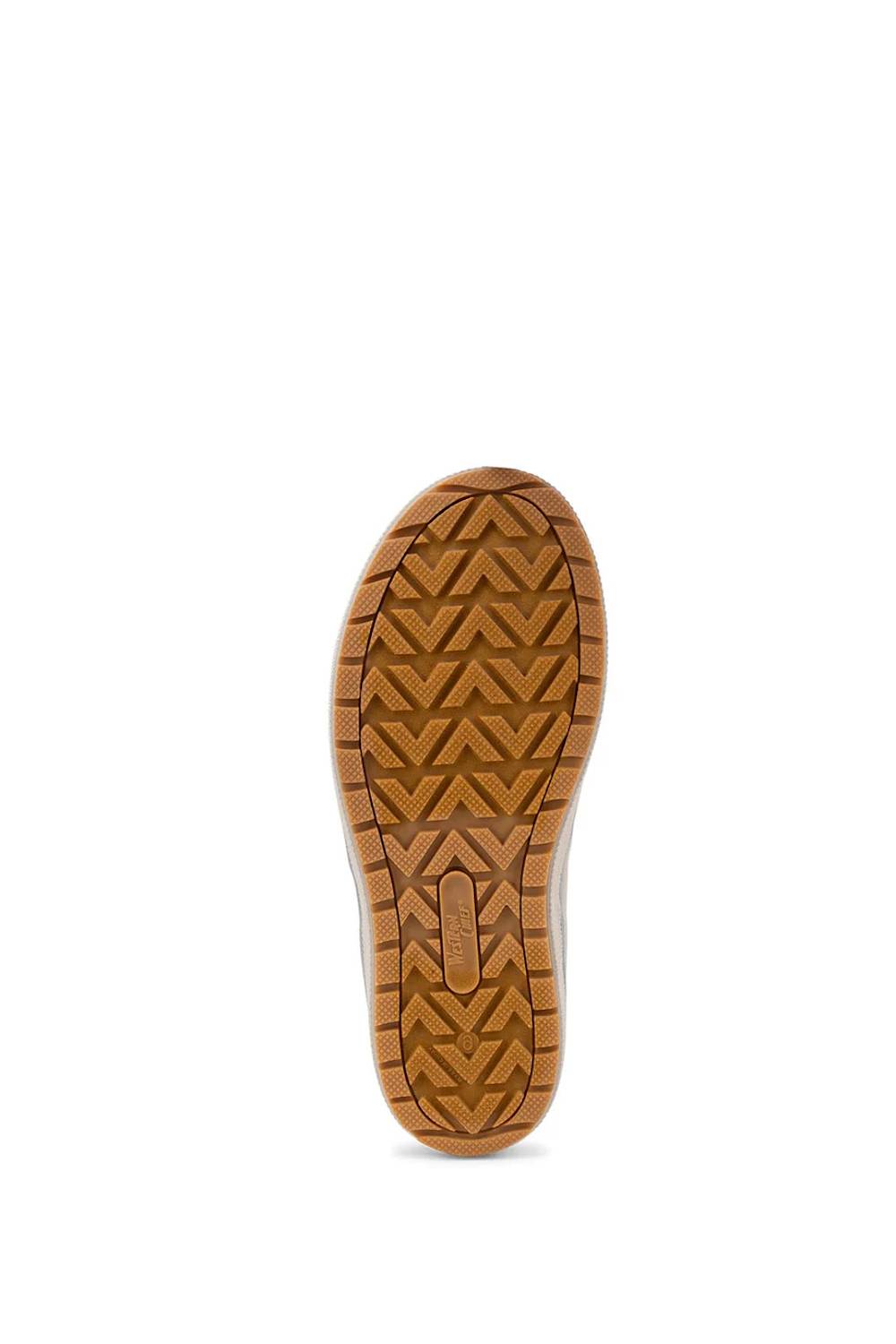 stone boot on white paper 