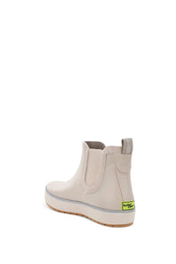 stone boot on white paper 