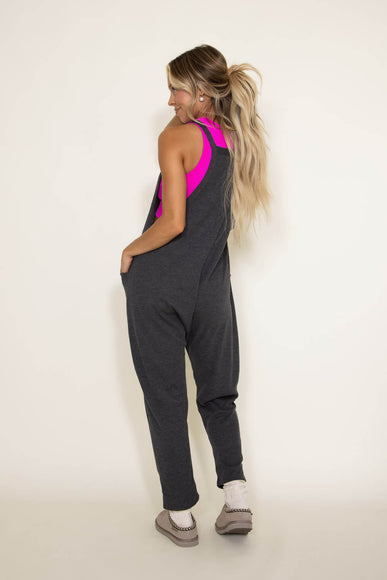Harem Onesie Jumpsuit for Women in Charcoal