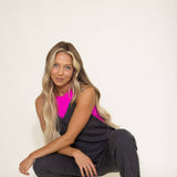 Harem Onesie Jumpsuit for Women in Charcoal