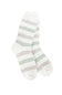 World's Softest Weekend Ragg Links Crew Socks for Women in Meadow Stripe
