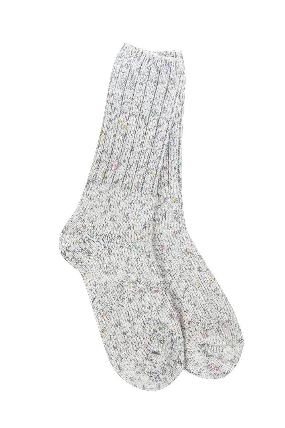 World's Softest Weekend Ragg Crew Socks for Women in Rocky Confetti