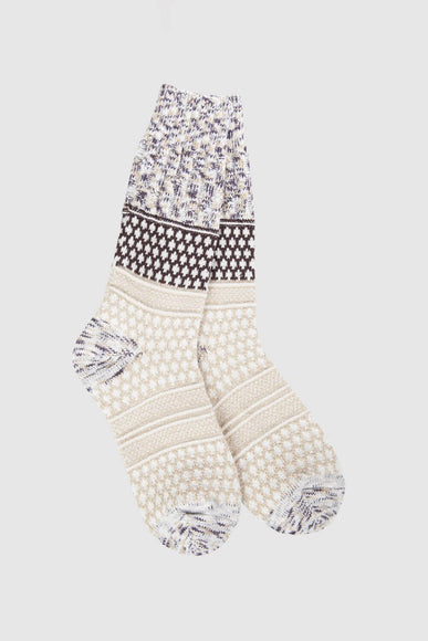 World's Softest Weekend Ragg Crew Socks for Women in Cookie Dough 